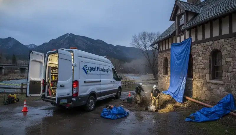 Expert Plumbing Pro - emergency-burst-pipe-repair-for-historic-animas-valley-home