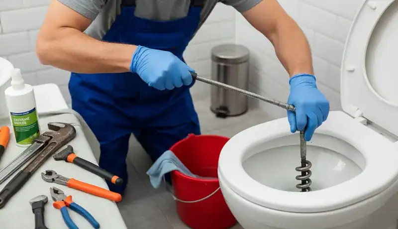 Expert Plumbing Pro - clogged-toilet-repair